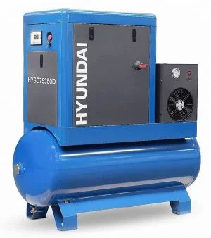 7.5 HP 3-PHASE, 350 LITRE AIR TANK, INTEGRAL AIR DRYER, 28CFM @ 8BAR, MAXIMUM PRESSURE 10 BAR