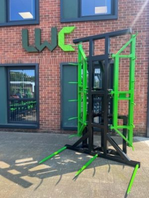 LWC SPIKED BALE GRAB STANDARD FRAME (HEIGHT 2250MM)