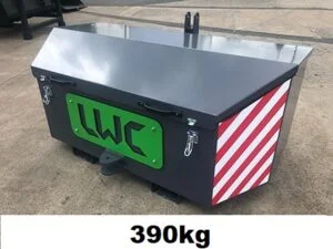 LWC FRONT MOUNTED TOOLBOX AND WEIGHT BOX 390KG