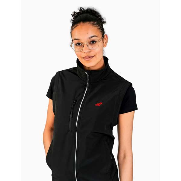 Yanmar Unisex Black Softshell Jacket – Removable Sleeves