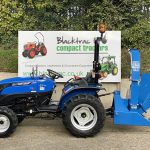 New Solis 20 Compact Tractor With New Maple Machinery 5″ PTO Woodchipper