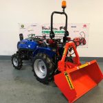 New Solis 20 Compact Tractor With New 4ft Fleming Hydraulic Tipping Transport Box