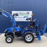 New Solis 20 Compact Tractor With Loader, Bucket And Backhoe Mini Digger