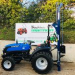 New Solis 20 Compact Tractor With New Oxdale Hydraulic Post Knocker