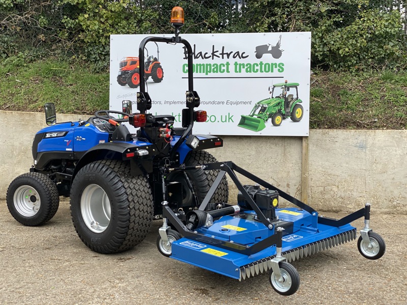 New Solis 20 Compact Tractor With New Maple Machinery 5ft Finishing Mower