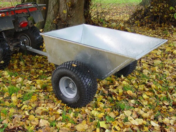 SCH Supplies-Galvanised Tipping Dump Trailer – Flotation Wheels – QDT