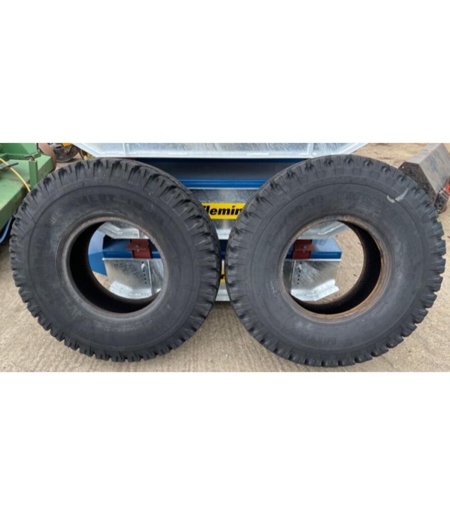 Pair of 14.5 80-18 Tyres