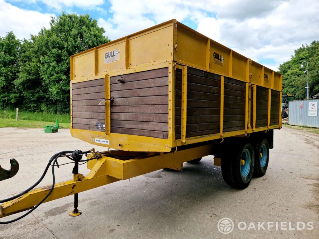 1974 GULL 10 Ton tandem axle double dropside trailer