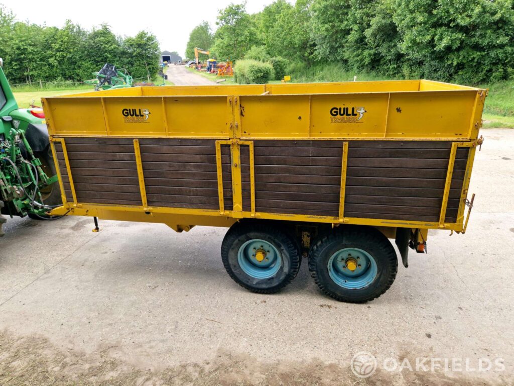 1974 GULL 10 Ton tandem axle double dropside trailer