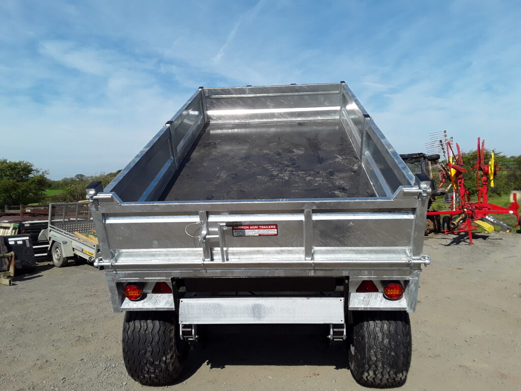 NEW HUDSON DROP SIDE TIPPING TRAILER