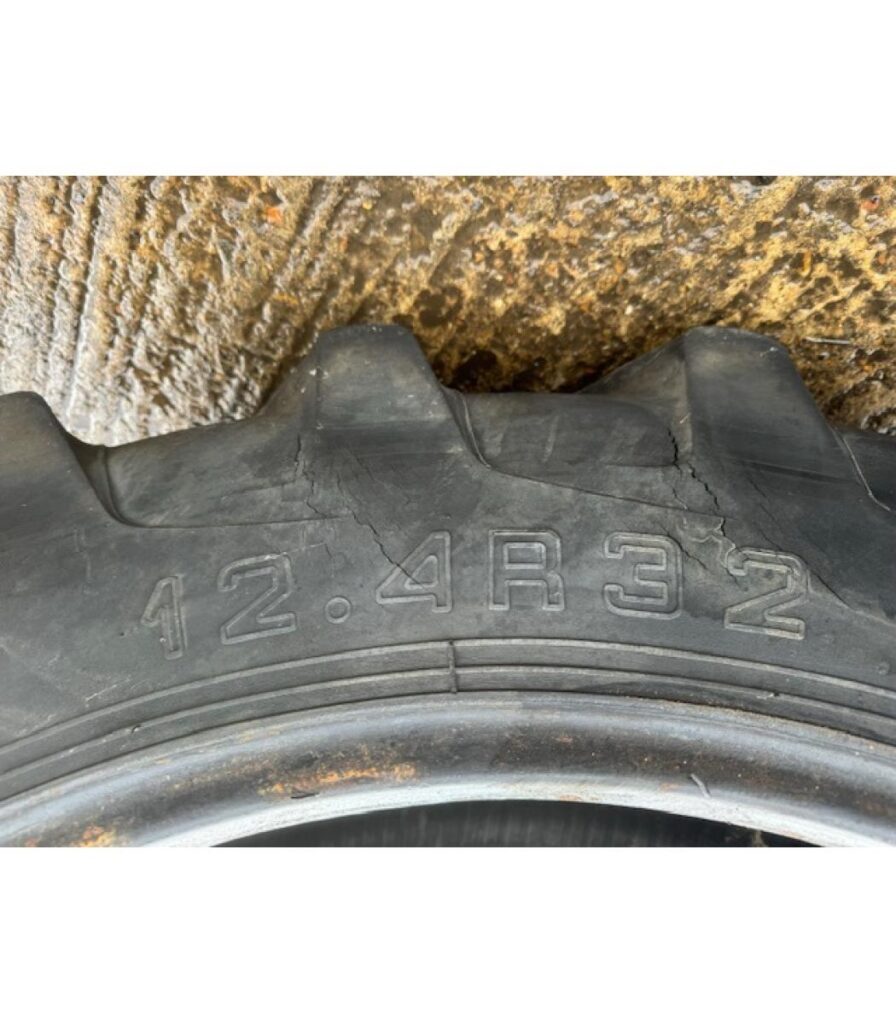 Pair of Alliance 12.4R32 Tyres