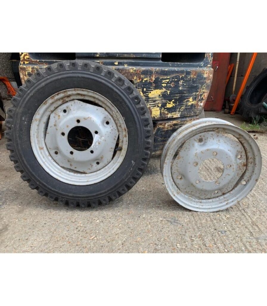 Pair of MF Fruit Tractor Wheels