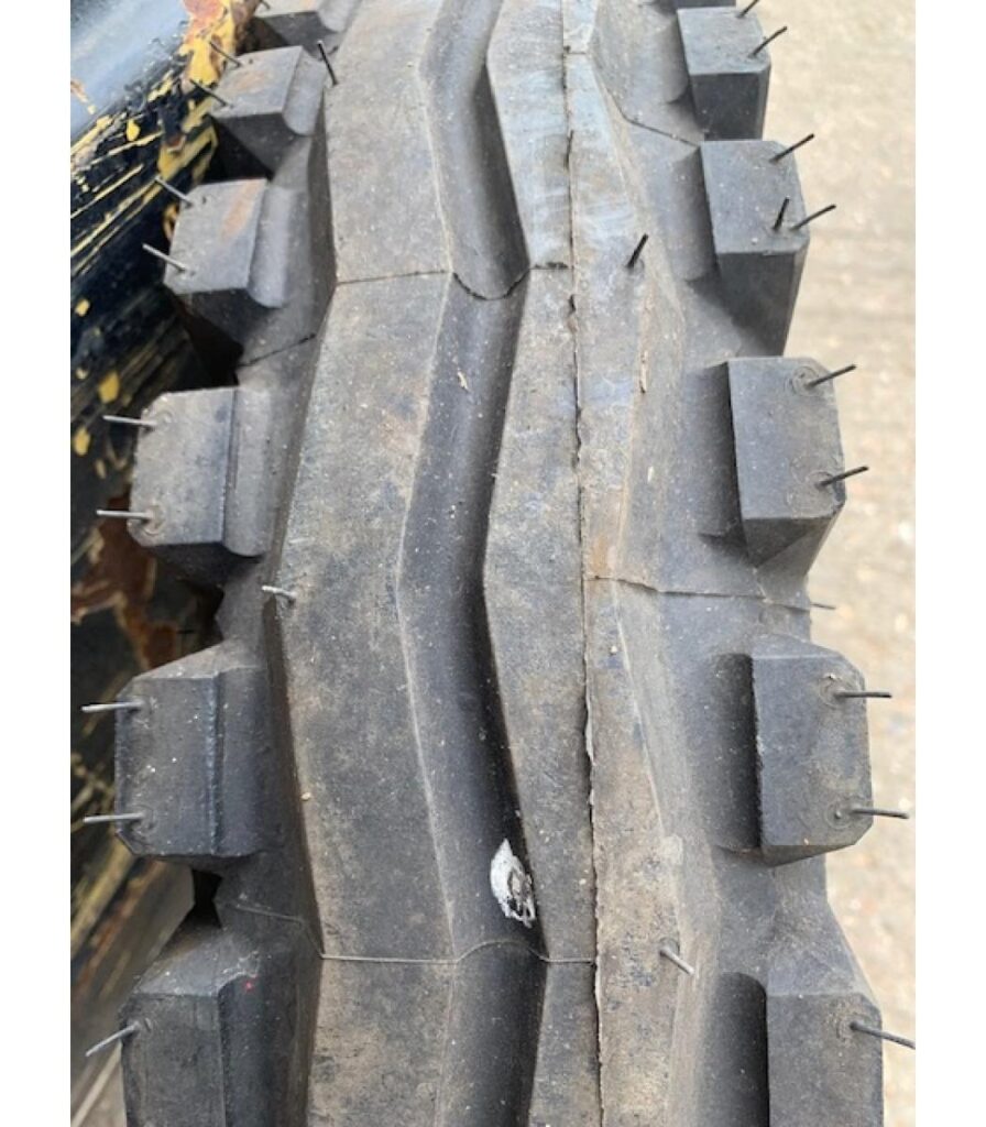 Pair of MF Fruit Tractor Wheels