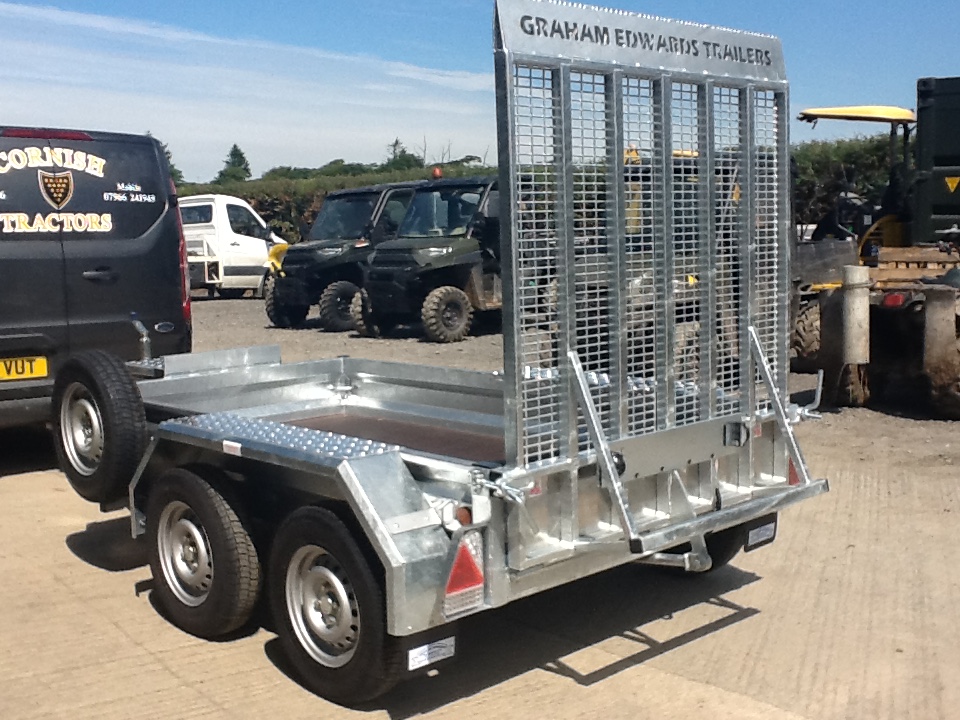 NEW GRAHAM EDWARDS PLANT TRAILER 8FT X 4FT 4′ 2.6 TON