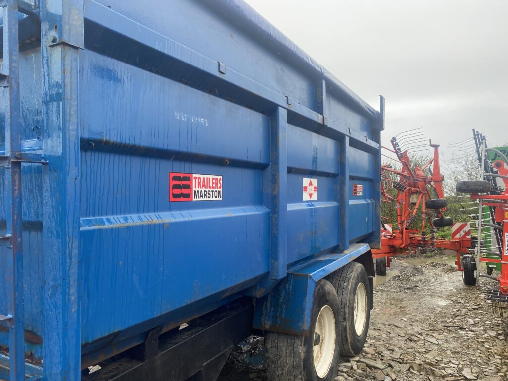 USED 15 TON MARSTON GRAIN TRAILER