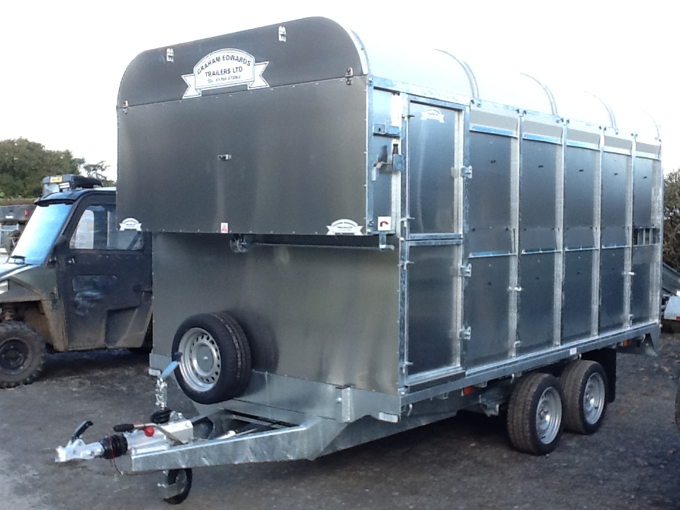 NEW GRAHAM EDWARDS 12FT X 6FT 6′ CATTLE TRAILER