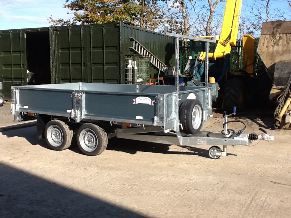 NEW GRAHAM EDWARDS 10FT X 6FT FLAT BED TRAILER