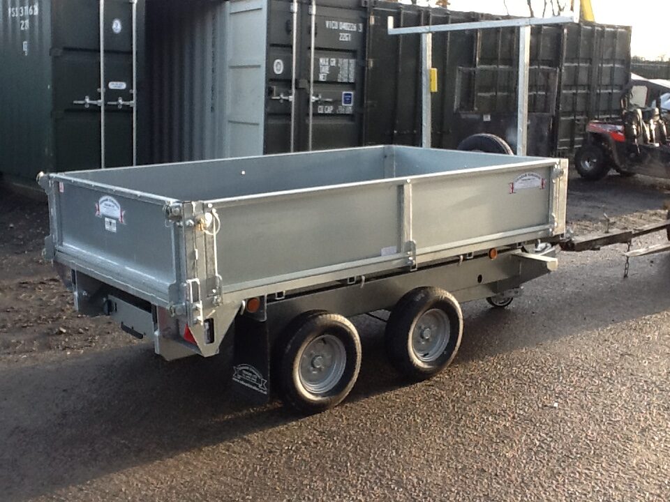 NEW GRAHAM EDWARDS 8FT ELECTRIC TIPPING TRAILER