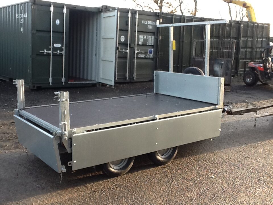 NEW GRAHAM EDWARDS 8FT ELECTRIC TIPPING TRAILER