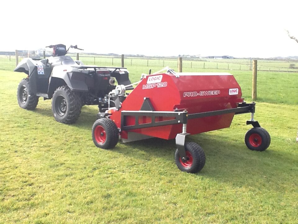 NEW LOGIC MSP120 SWEEPER/ HORSE MUCK COLLECTOR