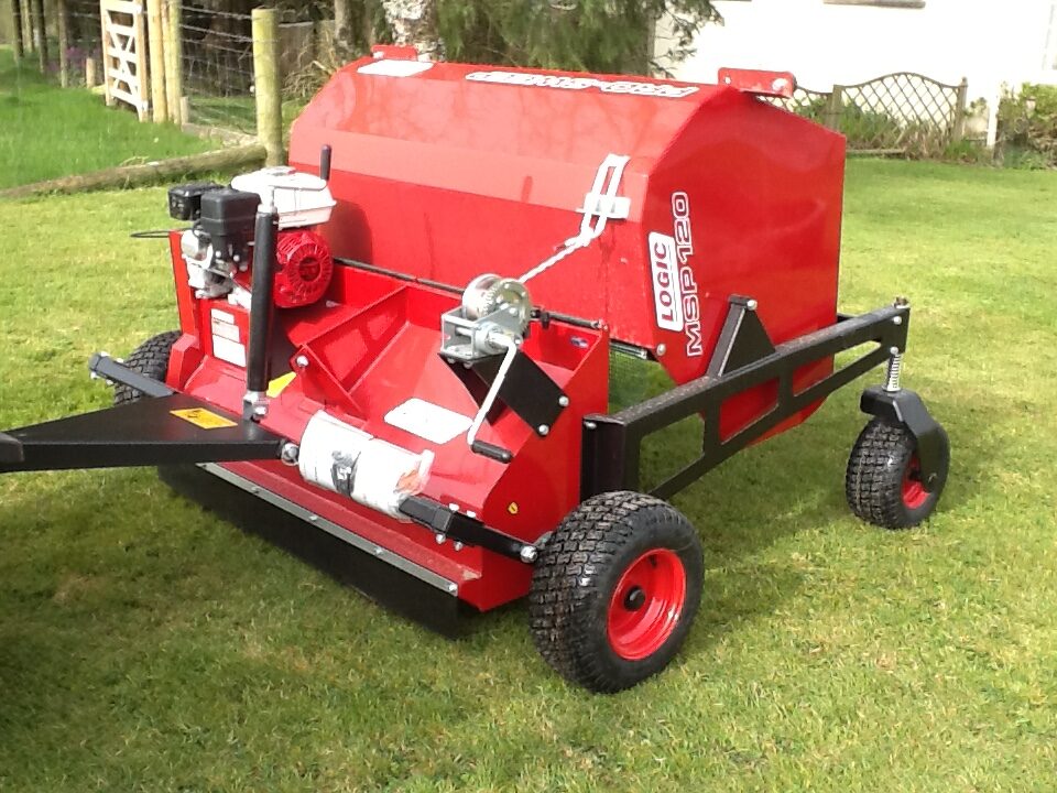 NEW LOGIC MSP120 SWEEPER/ HORSE MUCK COLLECTOR