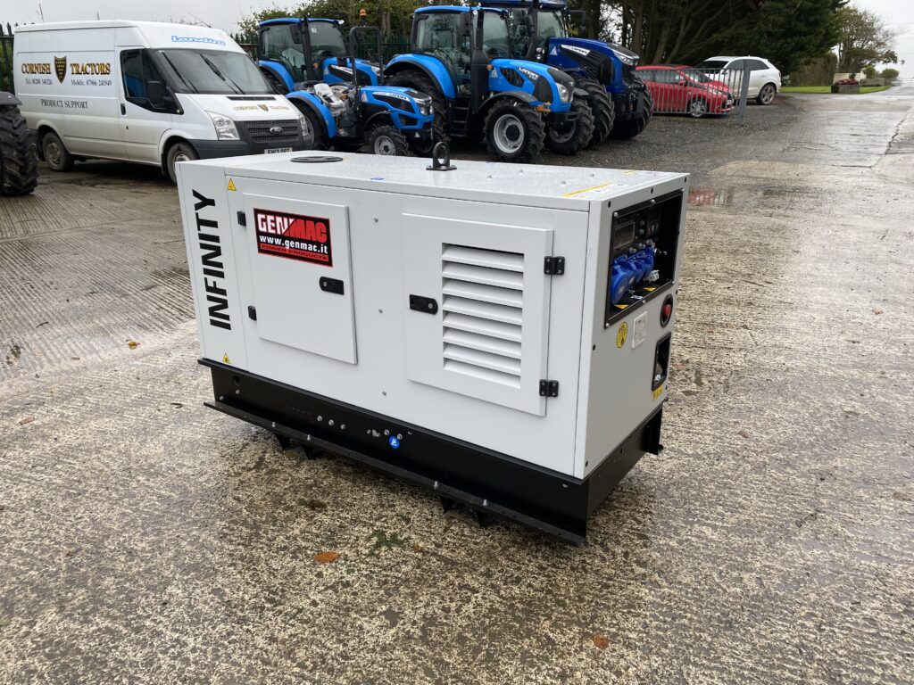 NEW GENMAC INFINITY RG20PS 18 KVA SINGLE PHASE DIESEL GENERATOR IN STOCK