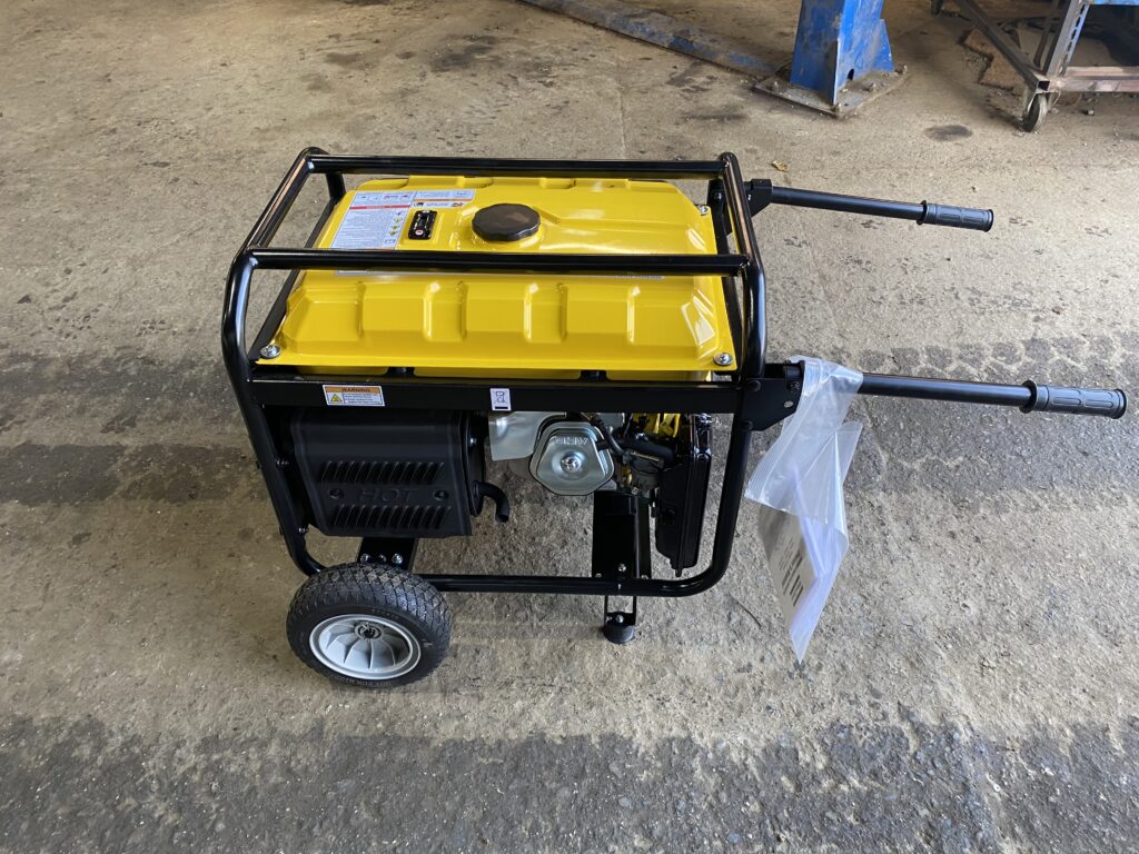 ATLAS COPCO P6500 6.5 KVA PORTABLE PETROL GENERATOR ELECTRIC START IN STOCK & READY TO GO