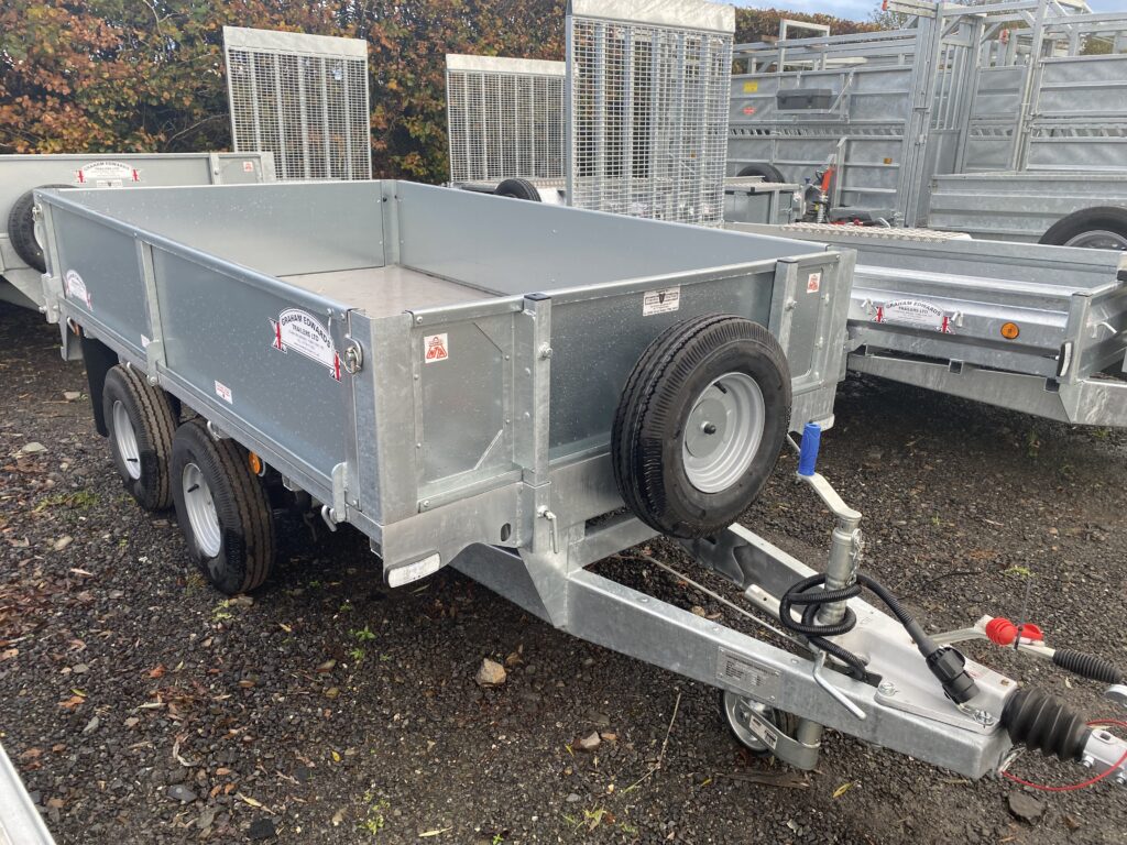 NEW GRAHAM EDWARDS 8×5 2 TON FLATBED TRAILER