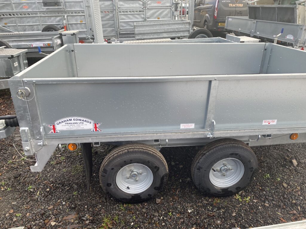 NEW GRAHAM EDWARDS 8×5 2 TON FLATBED TRAILER