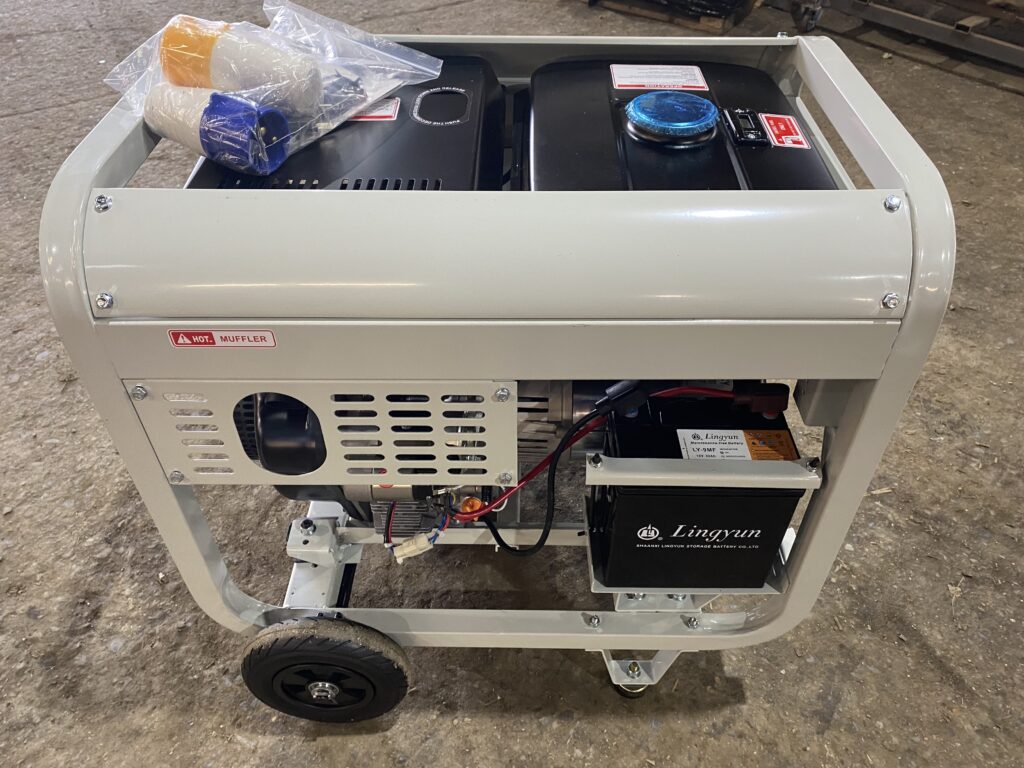 NEW JEFFERSON 5KW 6 KVA DIESEL GENERATOR