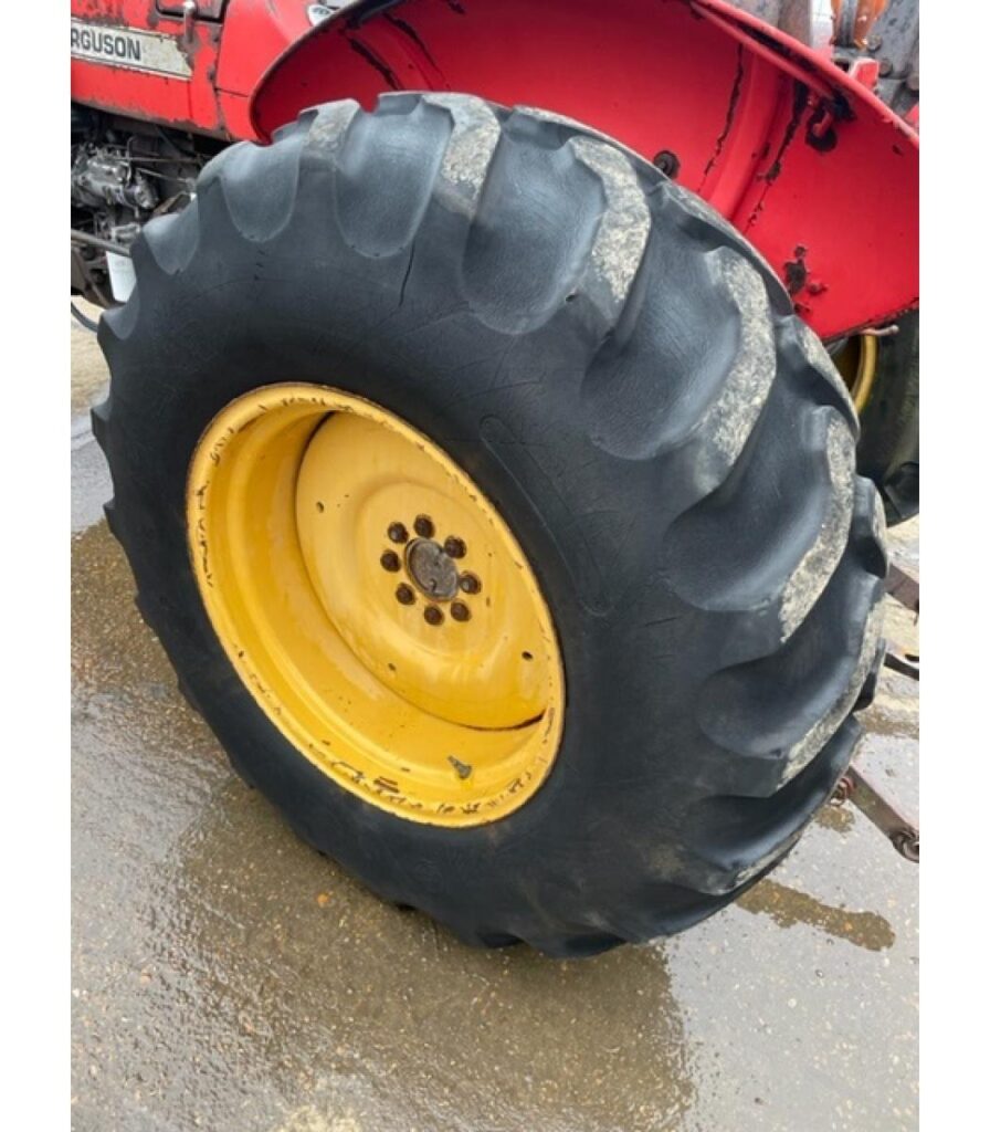 Pair of MF 16.9 24 Wheels and Tyres