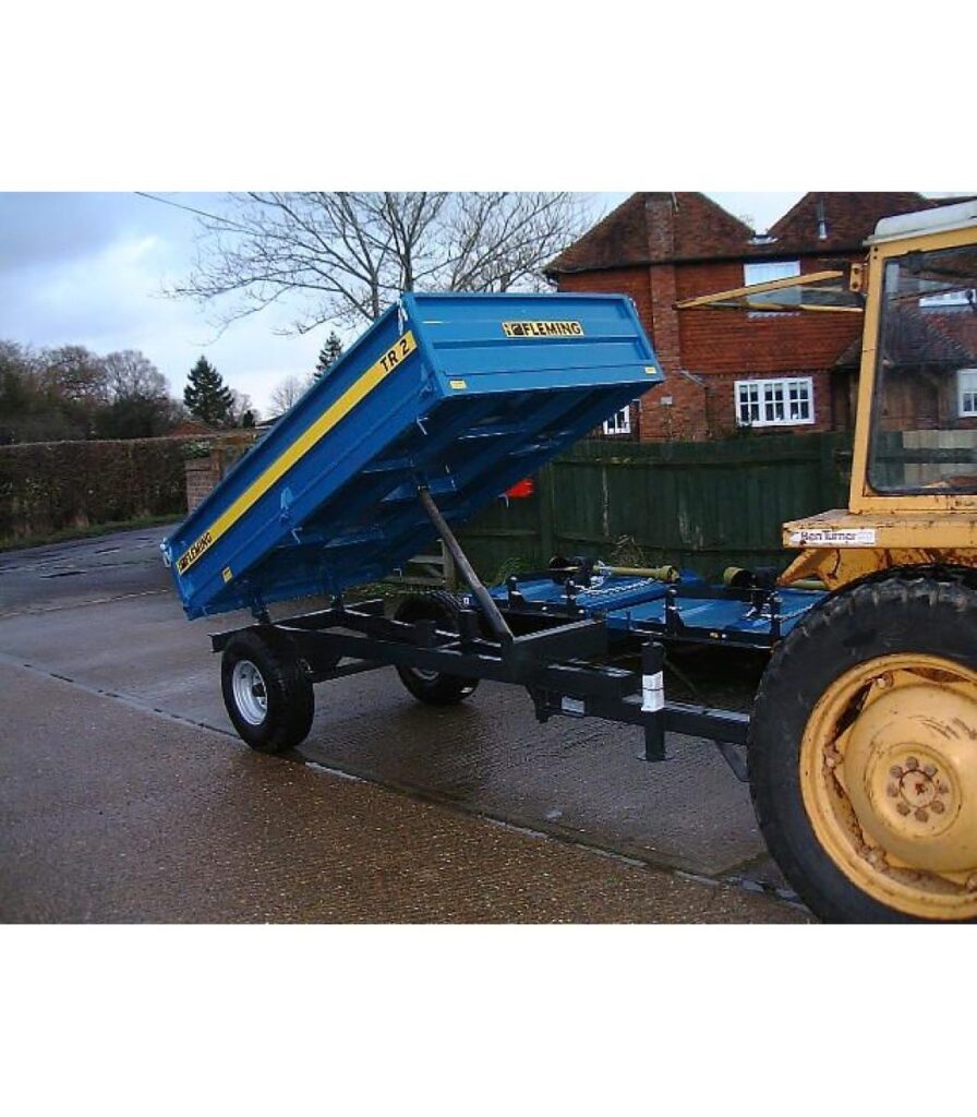 New Fleming 2 Ton Tipping Trailer.