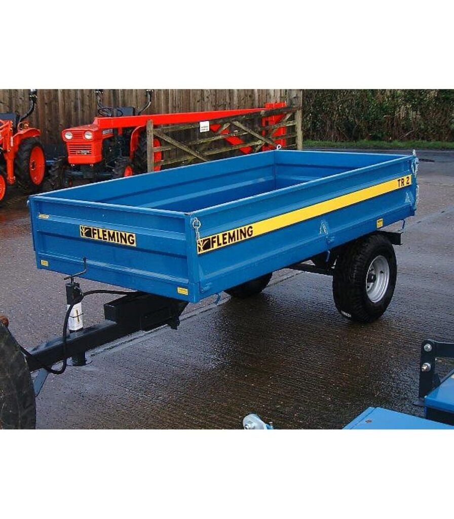 New Fleming 2 Ton Tipping Trailer.