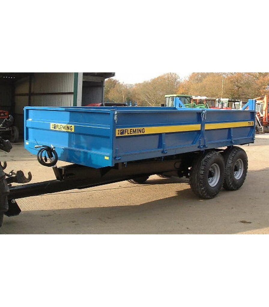 New Fleming TR8 Tipping Trailer 8 Ton