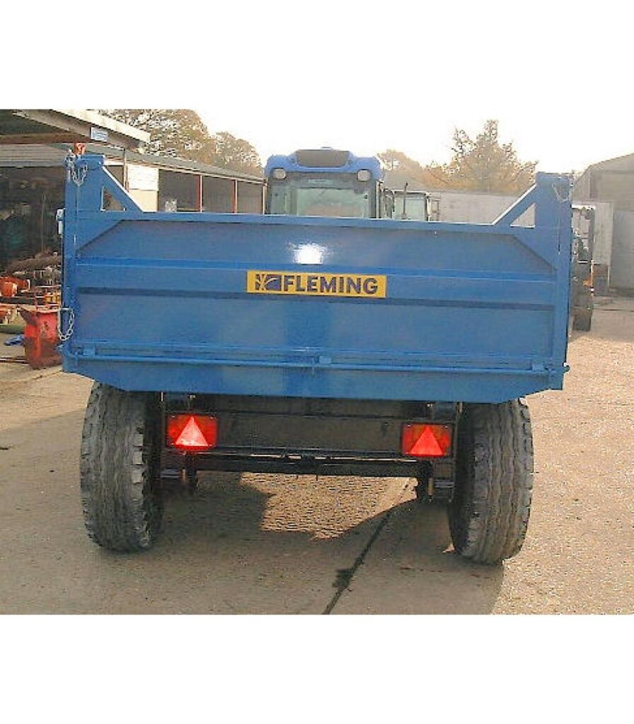 New Fleming TR8 Tipping Trailer 8 Ton