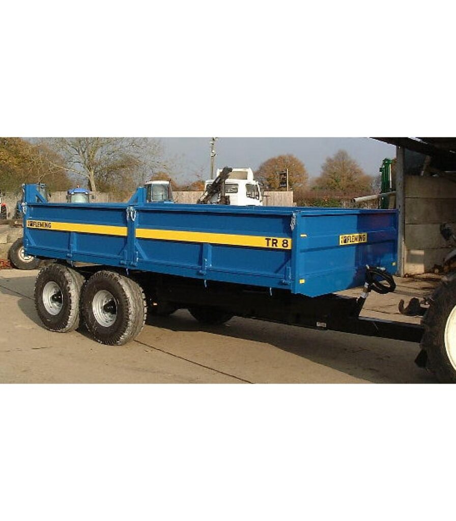 New Fleming TR8 Tipping Trailer 8 Ton