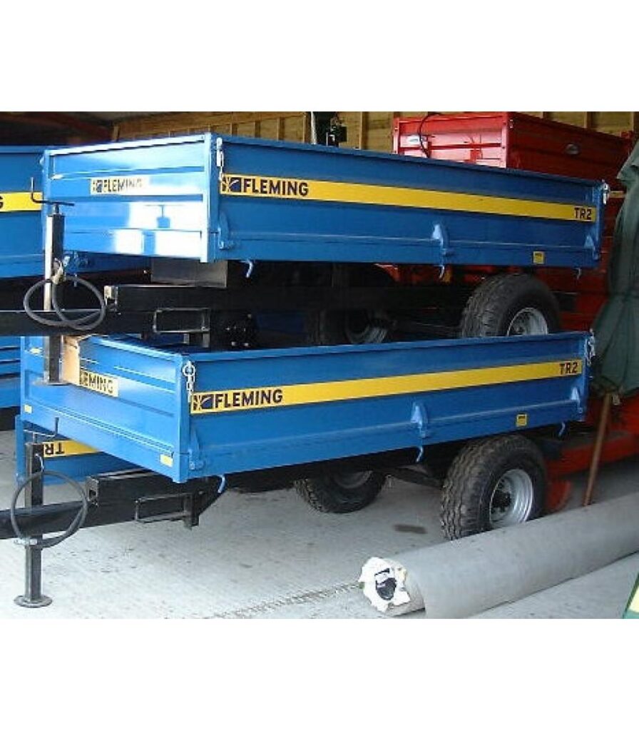 New Fleming 2 Ton Tipping Trailer.