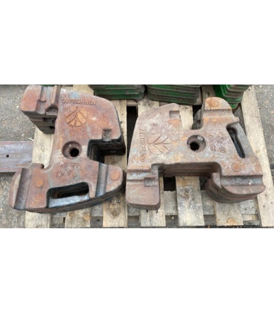 Set of 6 New Holland Weights