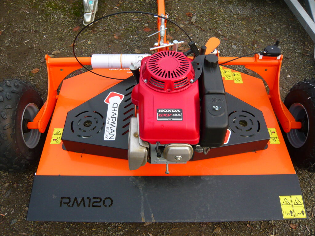 CHAPMAN RM120 ELECTRIC START ROTARY MOWER/TOPPER