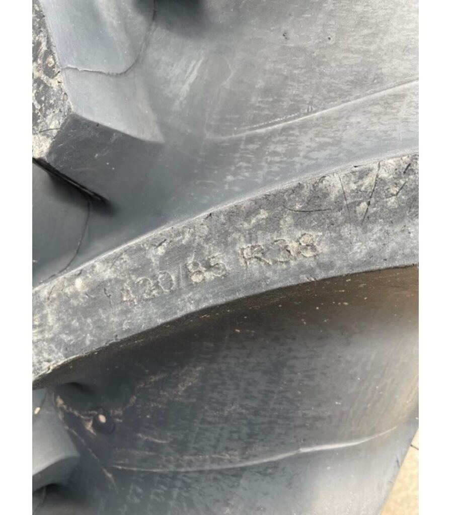 Pair of 420 85 R38 Tyres