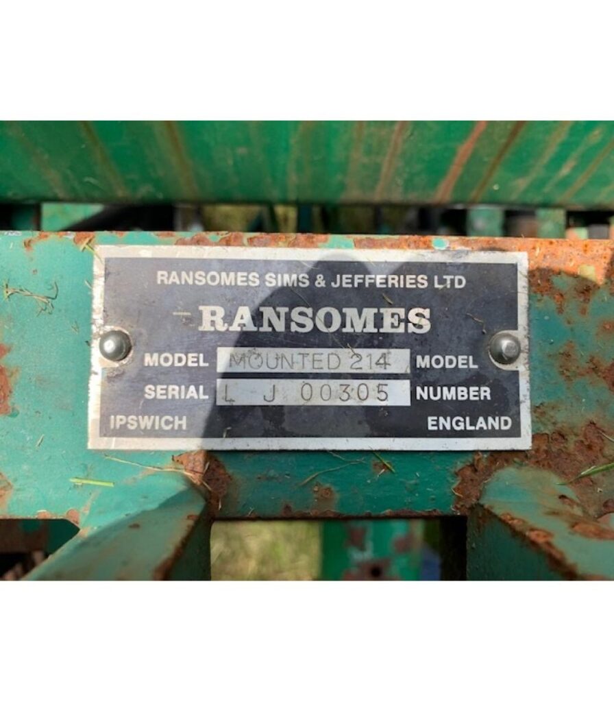 Ransomes Mounted 214 Gang Mower