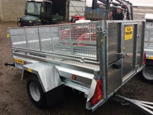 NEW CLH 7FT X 4FT MESH SIDED TRAILER