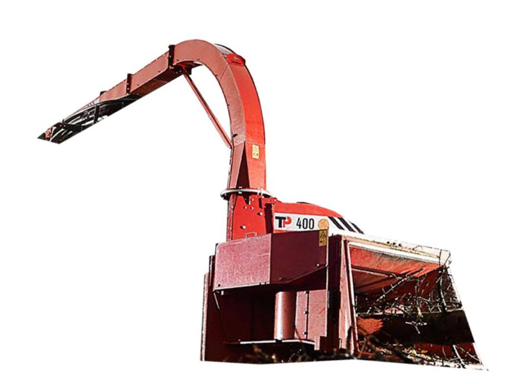 TP PTO 400K Crane Feed Wood Chipper