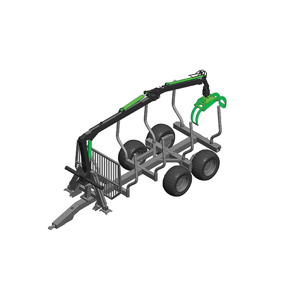 Botex Eco-8 Forestry Timber Trailer