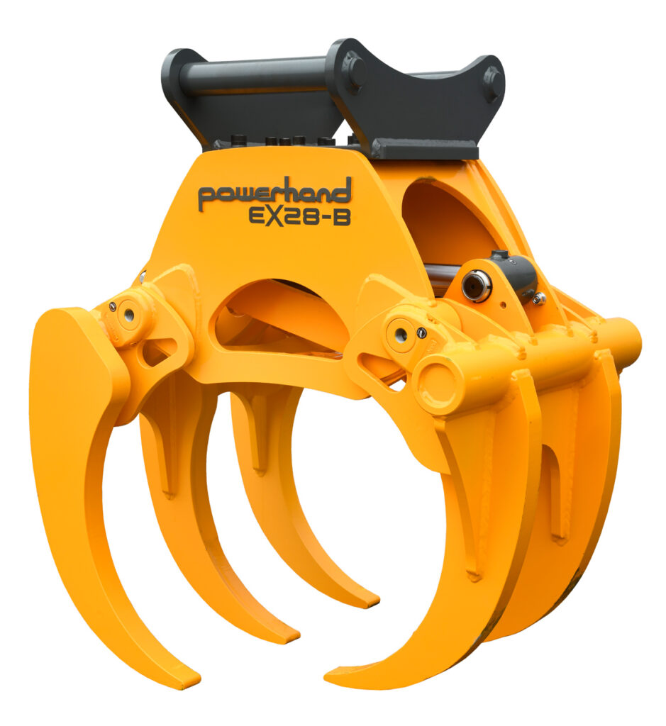 Powerhand eX-Series Heavy-Duty Biomass Grapple