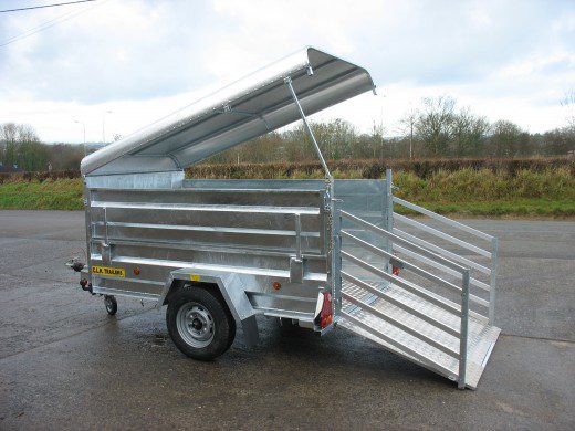 CLH Livestock Canopy Trailer – Braked Axle