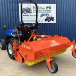 New DW Tomlin 1.5m Sweeper Brush With Hydraulic Emptying Collector