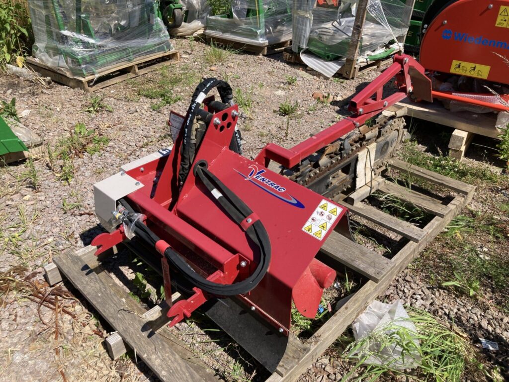 Ventrac KY400 trencher attachment