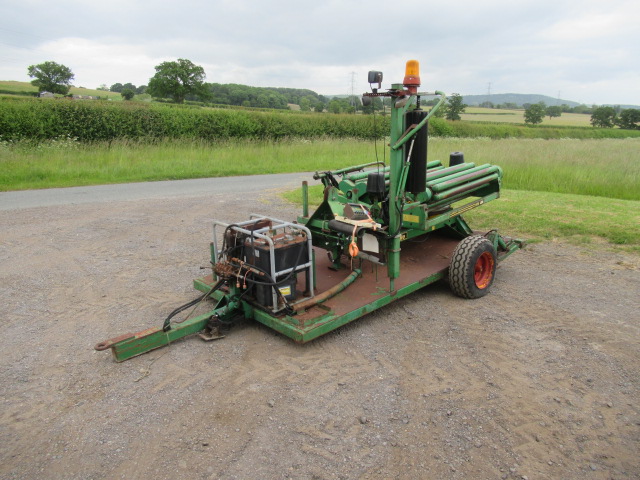 McHale 995LSR Mounted Bale Wrapper