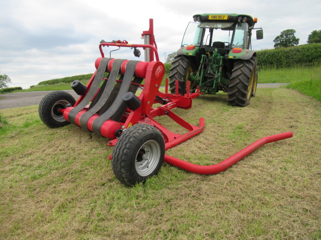 Lely Attis PT130 round bale wrapper